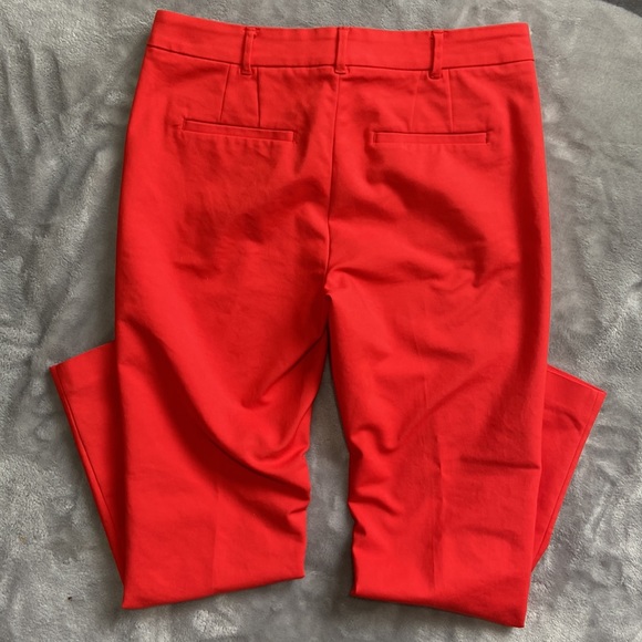 RW&Co. red ankle slim dress pants size 6 - Picture 7 of 7